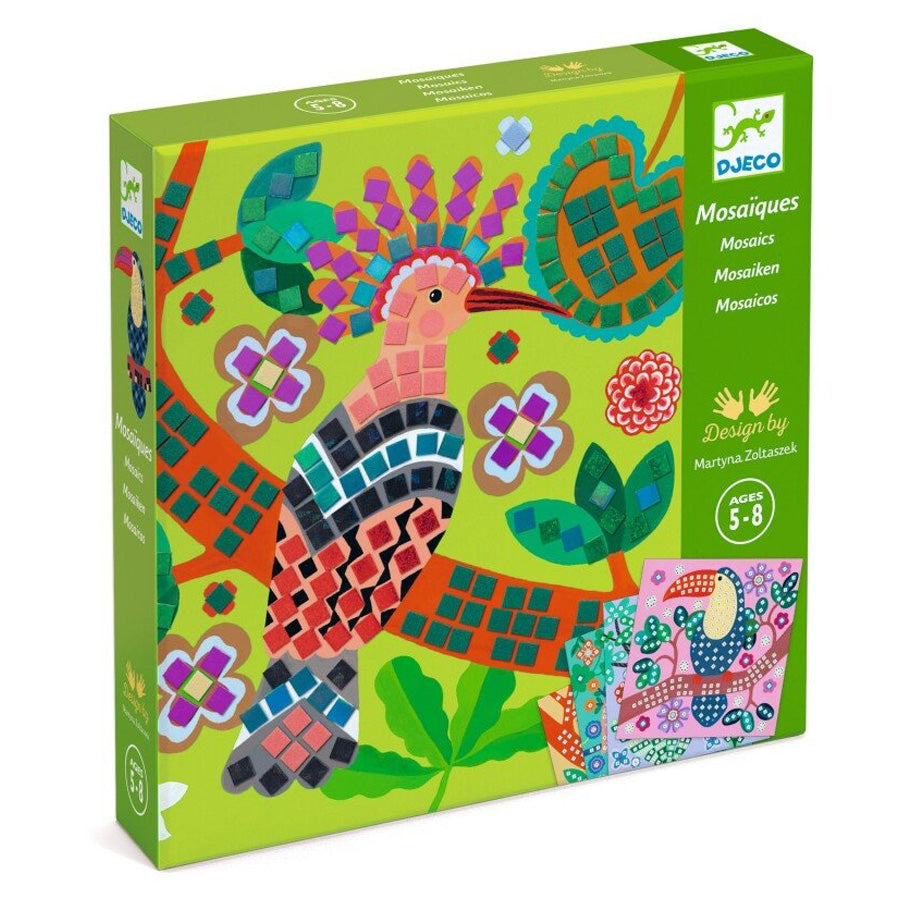 Mosaik med Junglens Fugle