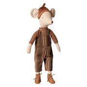 Mus med Overalls Og Sweater (medium)
