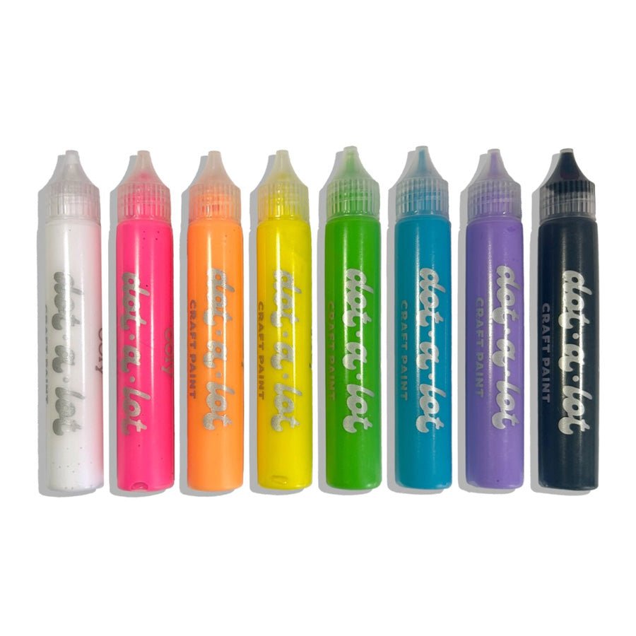 OOLY - 3D Effekt Prikmaling 8 Stk, Dot - a - lot bright