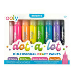 OOLY - 3D Effekt Prikmaling 8 Stk, Dot-a-lot bright