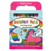 OOLY - Farvekridt Og Malebog, Unicorn Pals - Carry Along