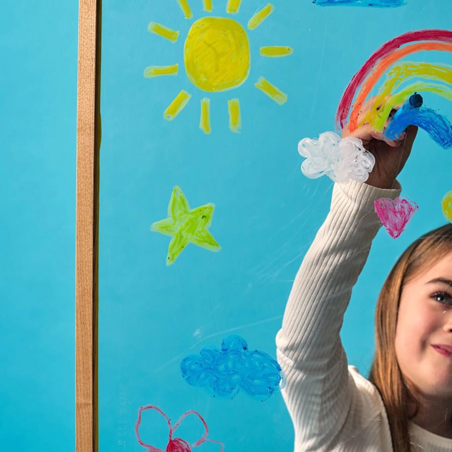 OOLY - Gel Farvekridt 10 Stk, Vinduesmaling Rainy Days