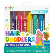 OOLY - Hårmaling 6 Stk, Hair Doodlers