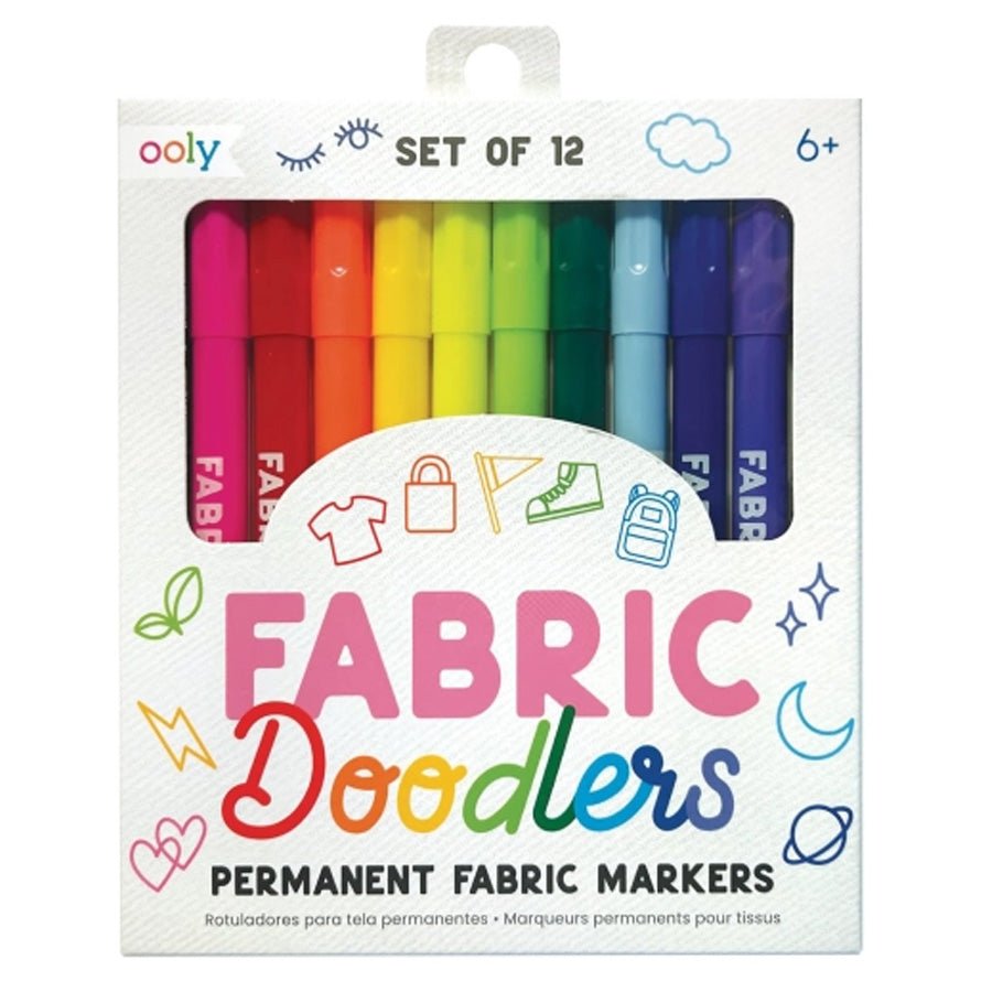 OOLY - Tekstil Tusser 12 Stk, Doodlers
