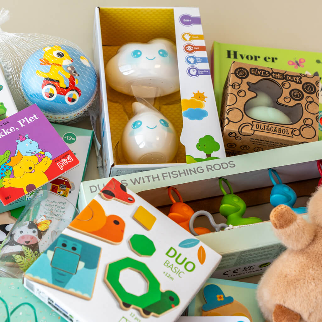 Pakkekalender 24 gaver, 1-3 år