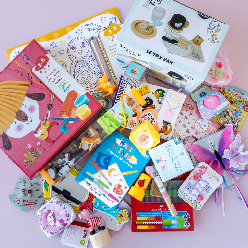 Pakkekalender 24 gaver, pige 3-4 år