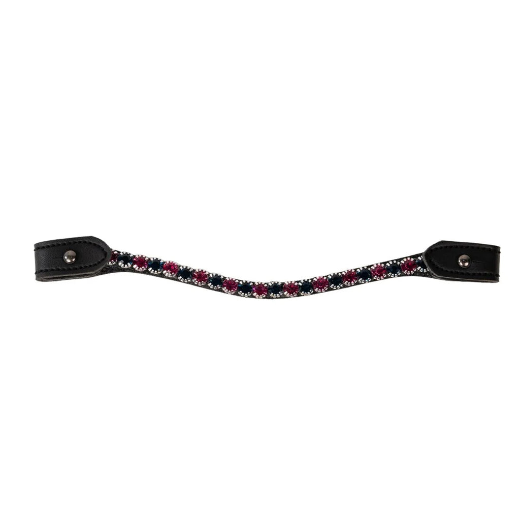 Pandebånd med Pink/Navy Sten