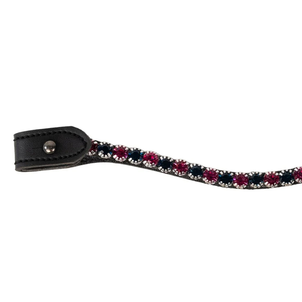 Pandebånd med Pink/Navy Sten