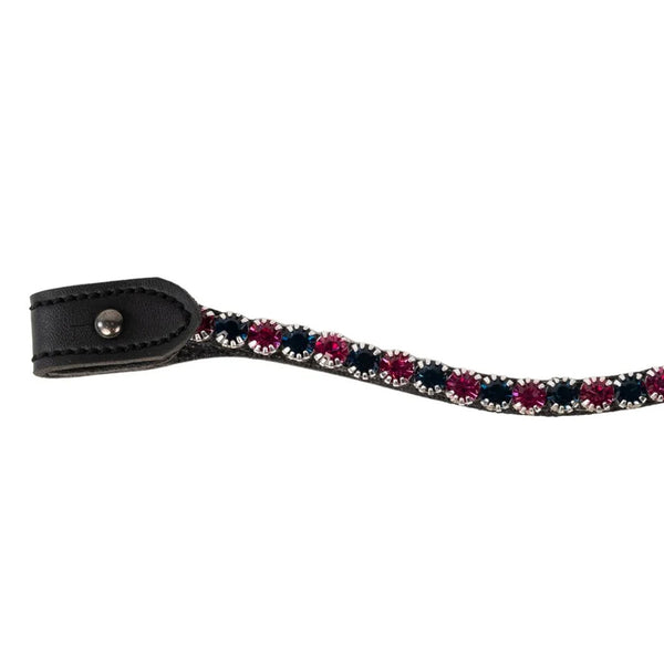 Pandebånd med Pink/Navy Sten