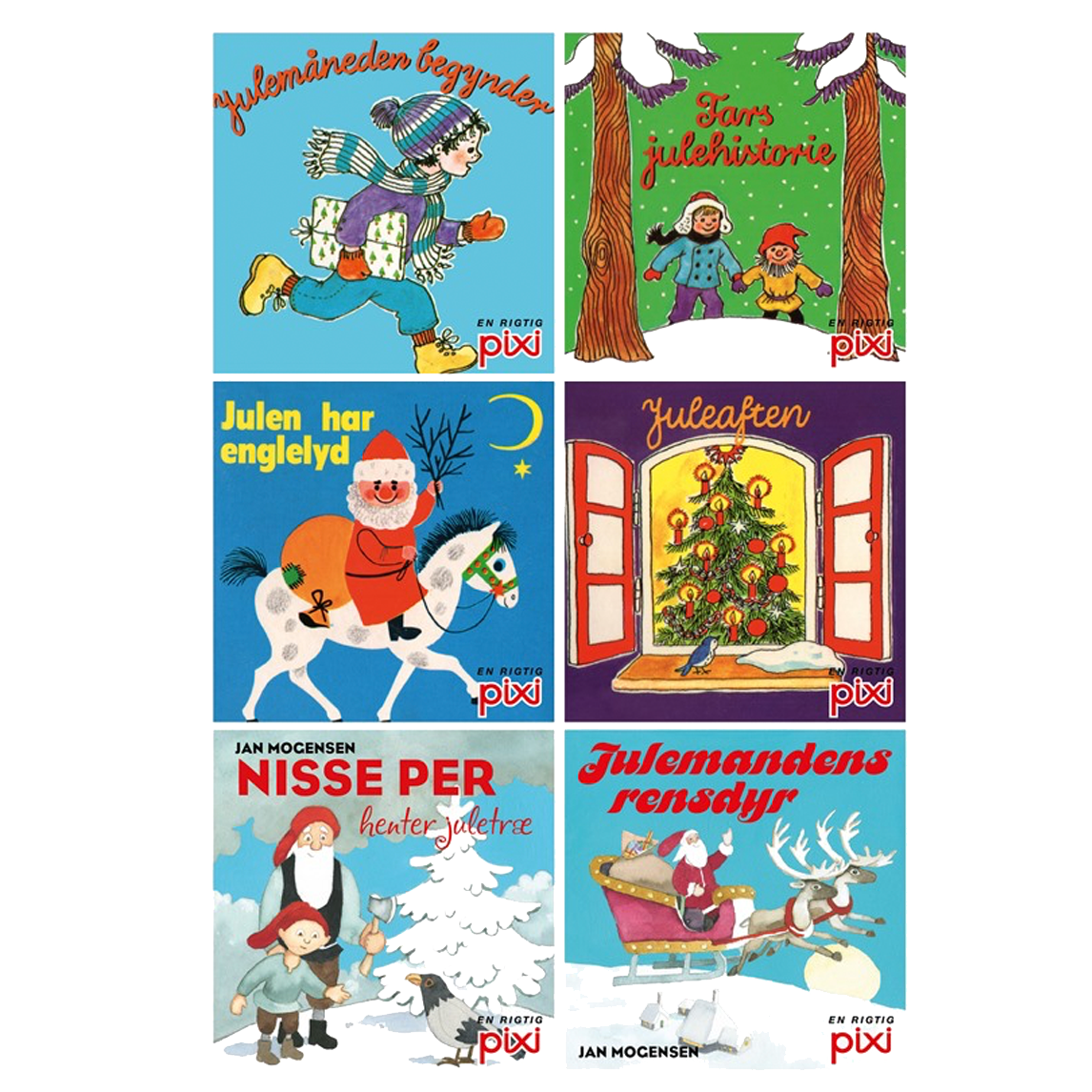 Pixibog Nisse Per henter juletræ