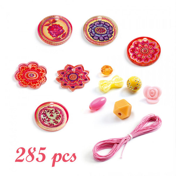 Plastperler med Blomster