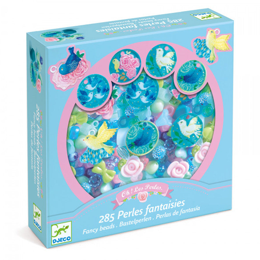 Plastperler med Fugle