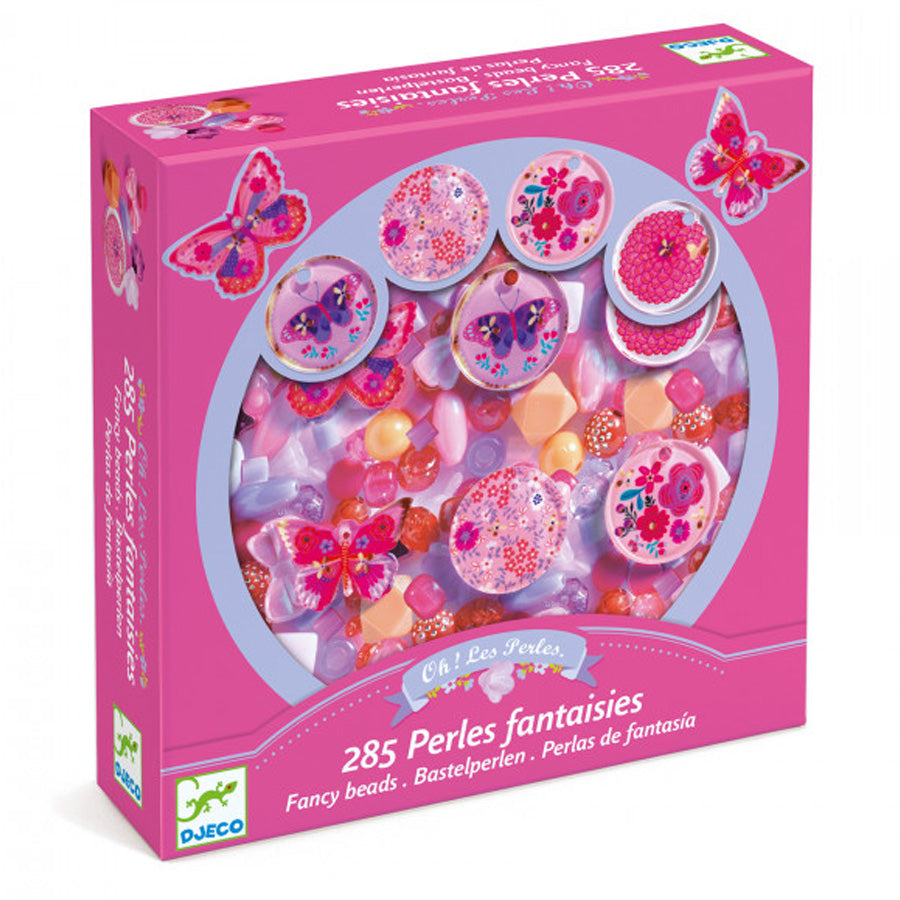Plastperler med Sommerfugle