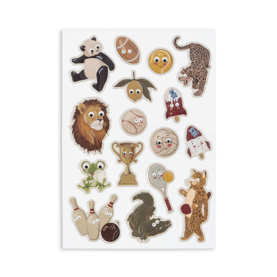 Puffy Stickers med Animals