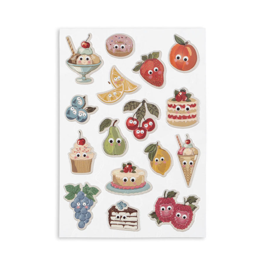 Puffy Stickers med Fruity