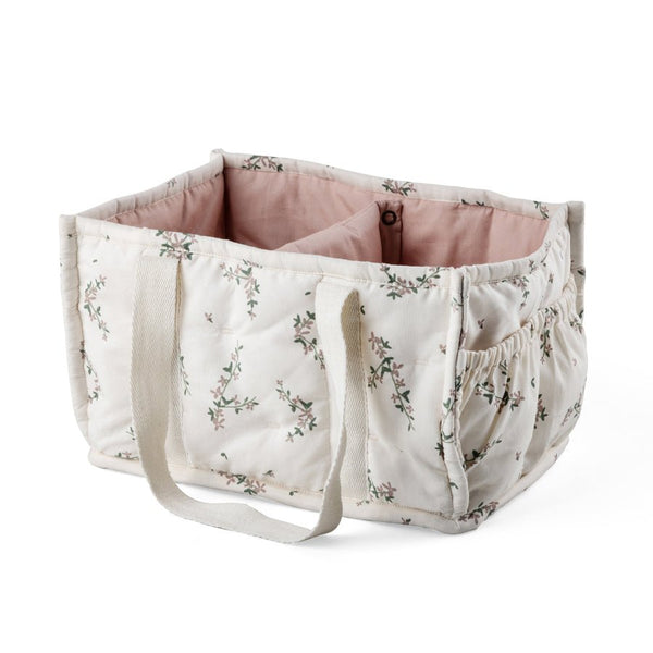 Pusleopbevaringskurv med Hanke i Powder Blossom