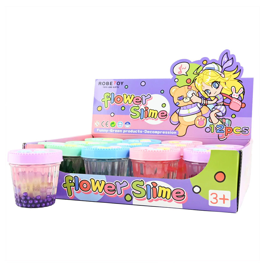 Putty Flower Slime i Forskellige Farver