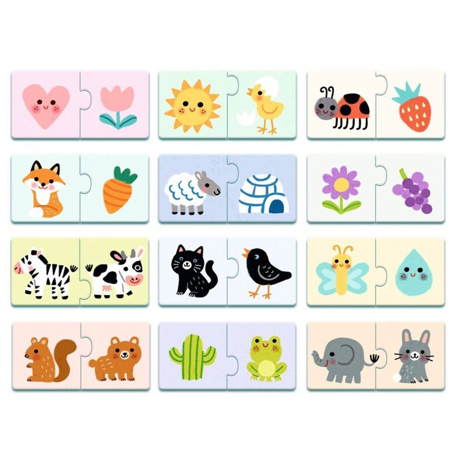 Puzzle Duo med Farver