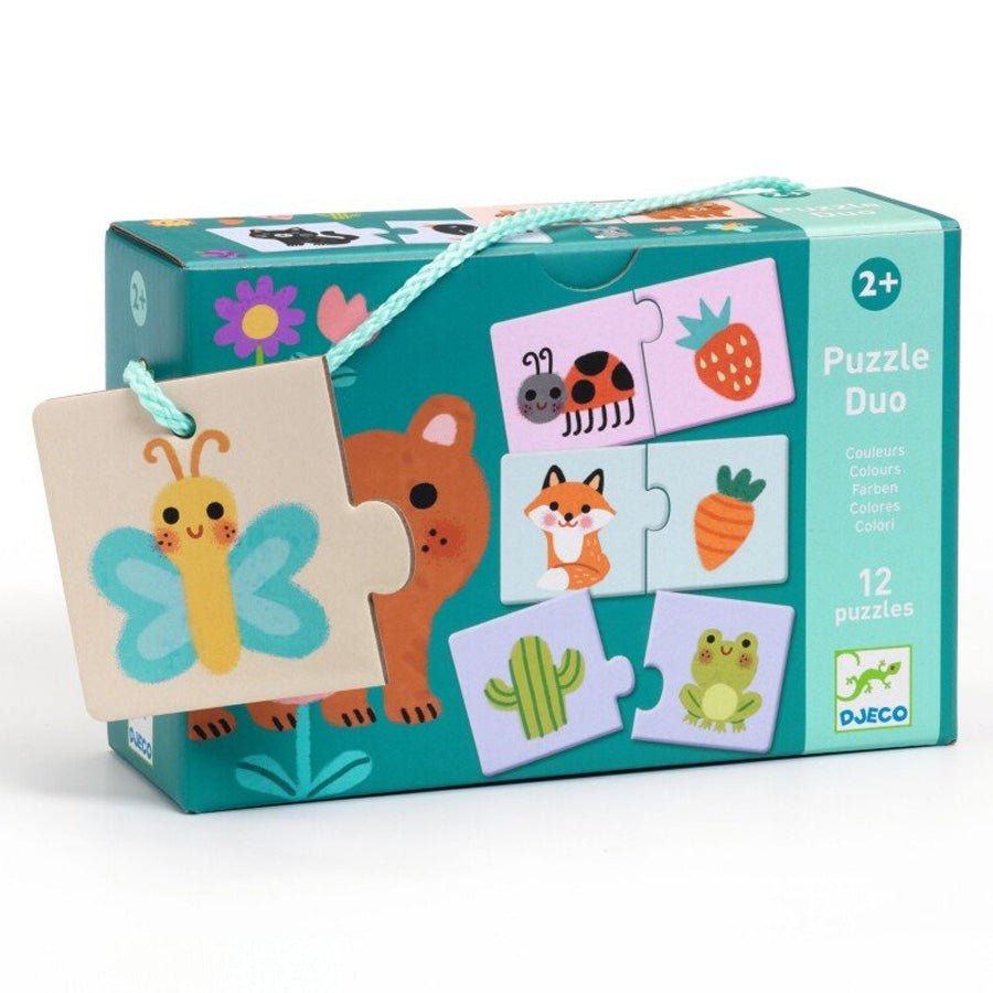 Puzzle Duo med Farver