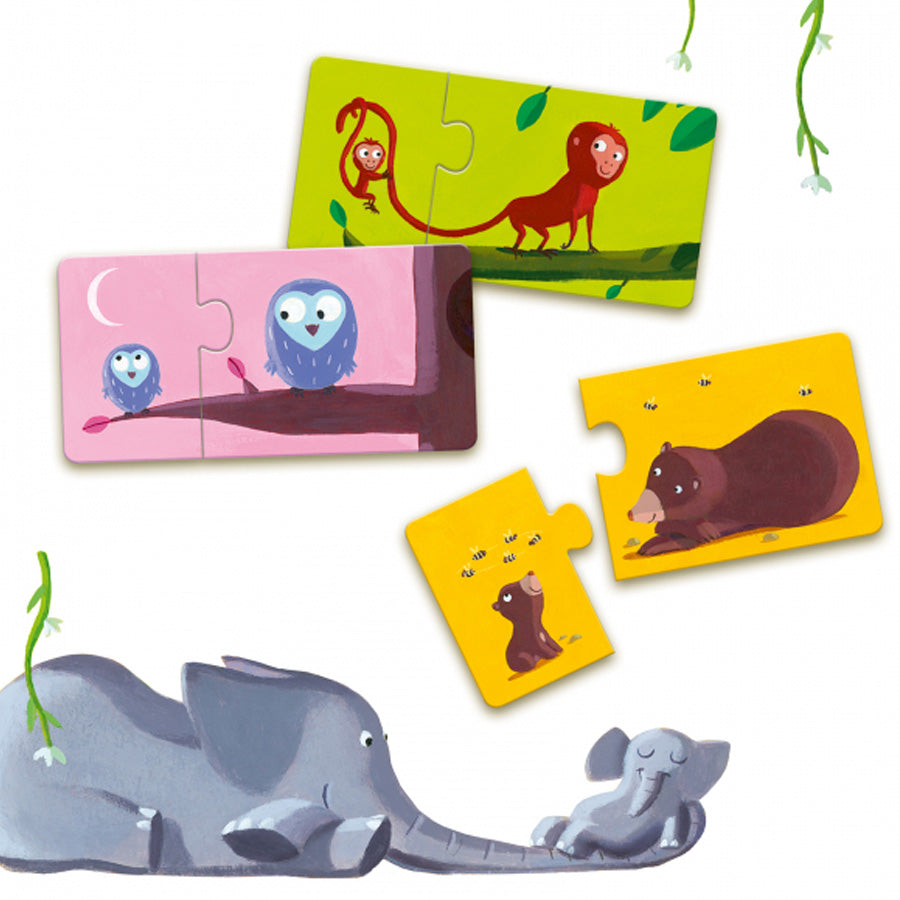 Puzzle Duo med Mor og Barn