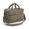 Quiltet Pusletaske i Taupe