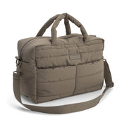 Quiltet Pusletaske i Taupe