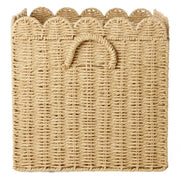 Rice opbevaingskurv med bølget kant, 33 x 33 cm