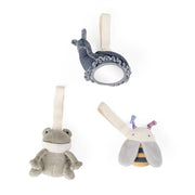 Sebra Aktivitetslegetøj, 3 Stk Frø-Bi-Snegl