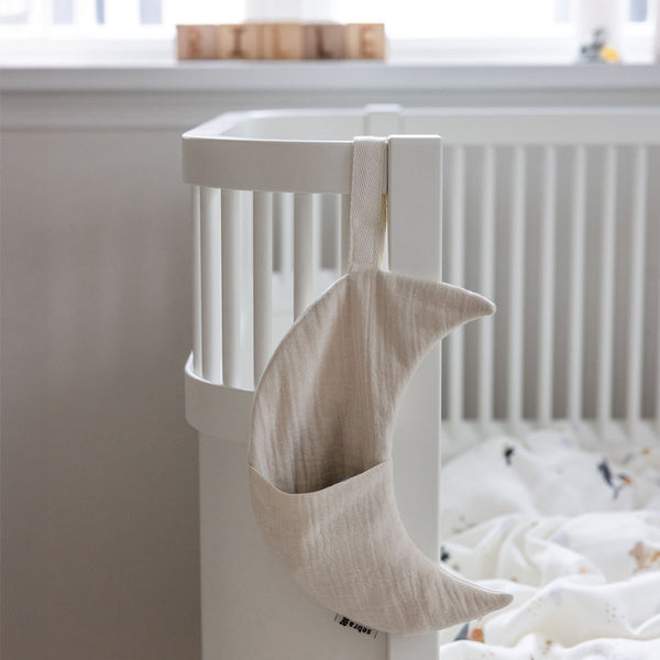 Sebra Sengelomme, Stof - Måne