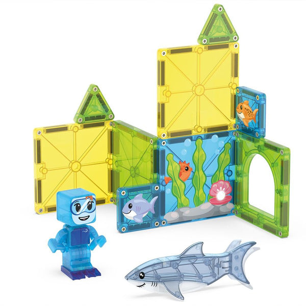 Shark Dive Magnetisk Byggesæt (13 dele)