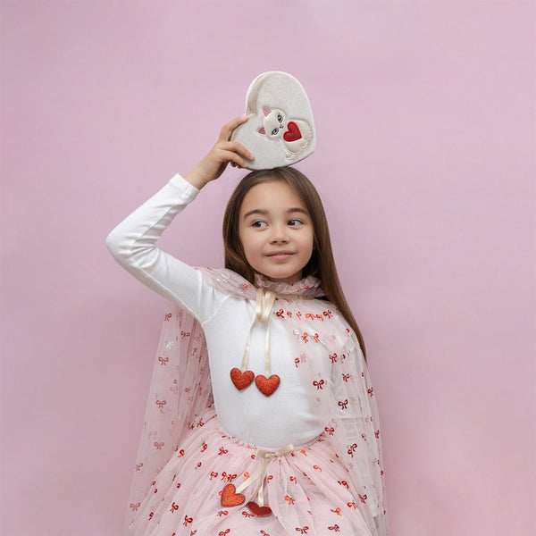 Skuldertaske Kitty Heart