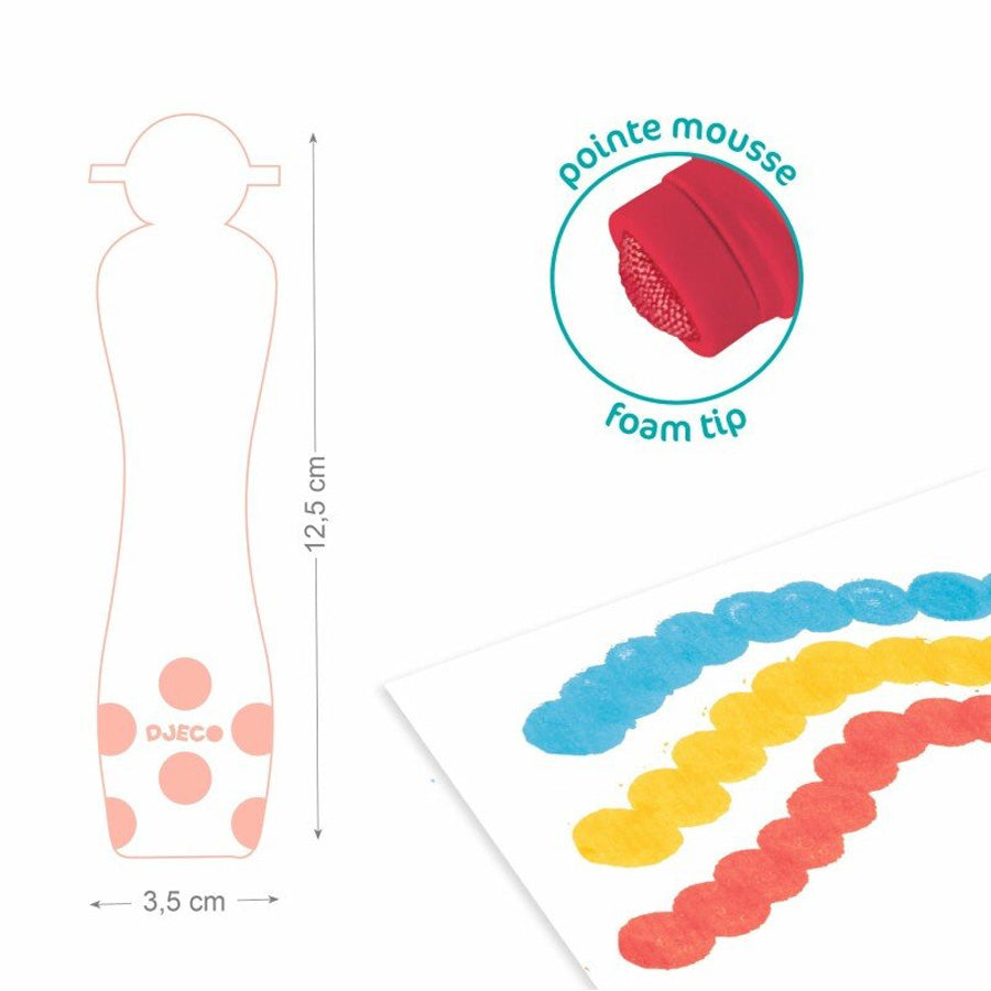 Skum Duppe Tusser i Klare Farver