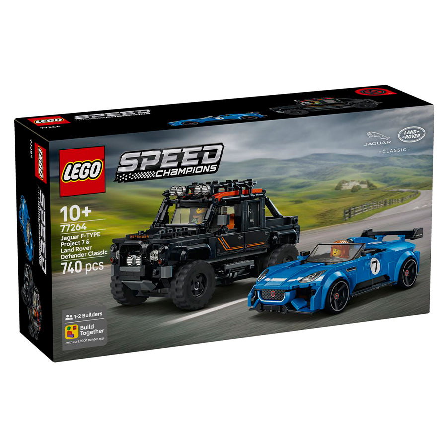 FORUDBESTILLNG Speed Champions Jaguar Project 7 og Land Rover Defender