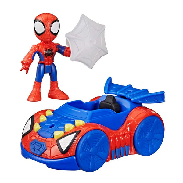 Spidey & Friends, Bil Og Figur 7,6 Cm - Spidey