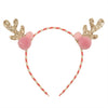 Stripy Pom Pom Reindeer Hårbøjle
