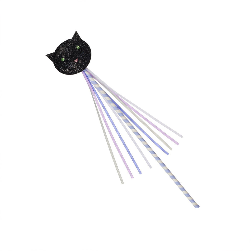Stripy Sort Katte Tryllestav