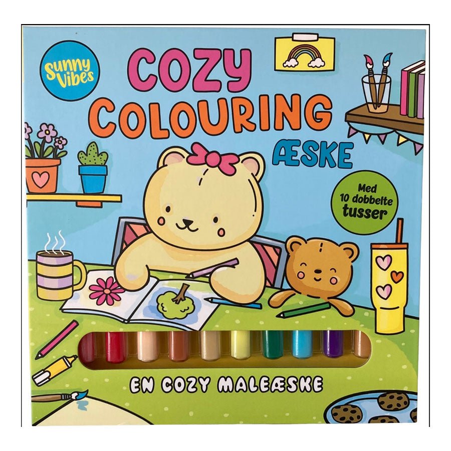 Sunny Vibes: Cozy Colouring Æske