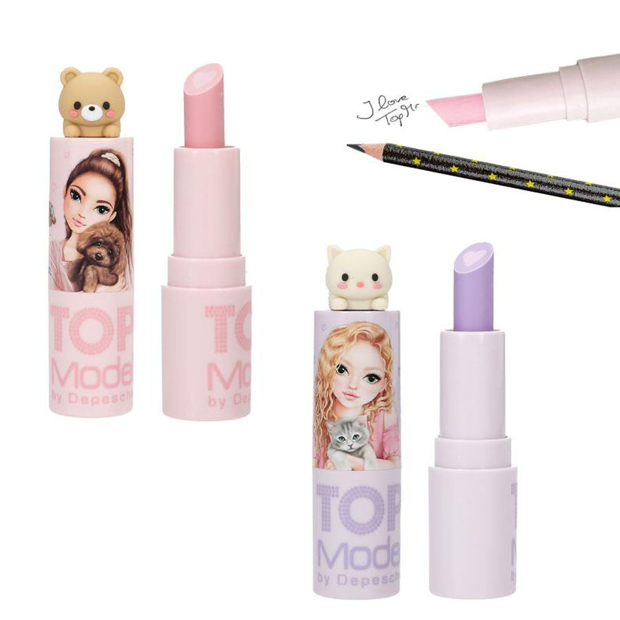 TOPModel Læbestift Viskepen Med Figurtop, Asst.