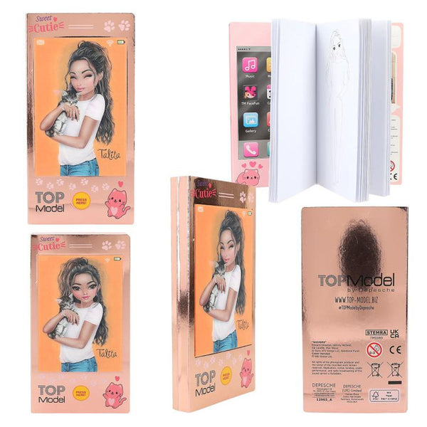 TOPModel Minimobil Malebog Med Lyd, Asst.