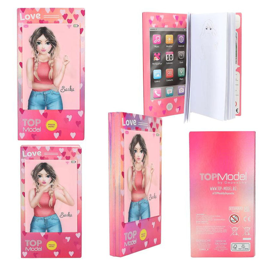 TOPModel Minimobil Malebog Med Lyd, Asst.