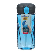 Tritan Quick Flip Flaske i Blå (520 ml)