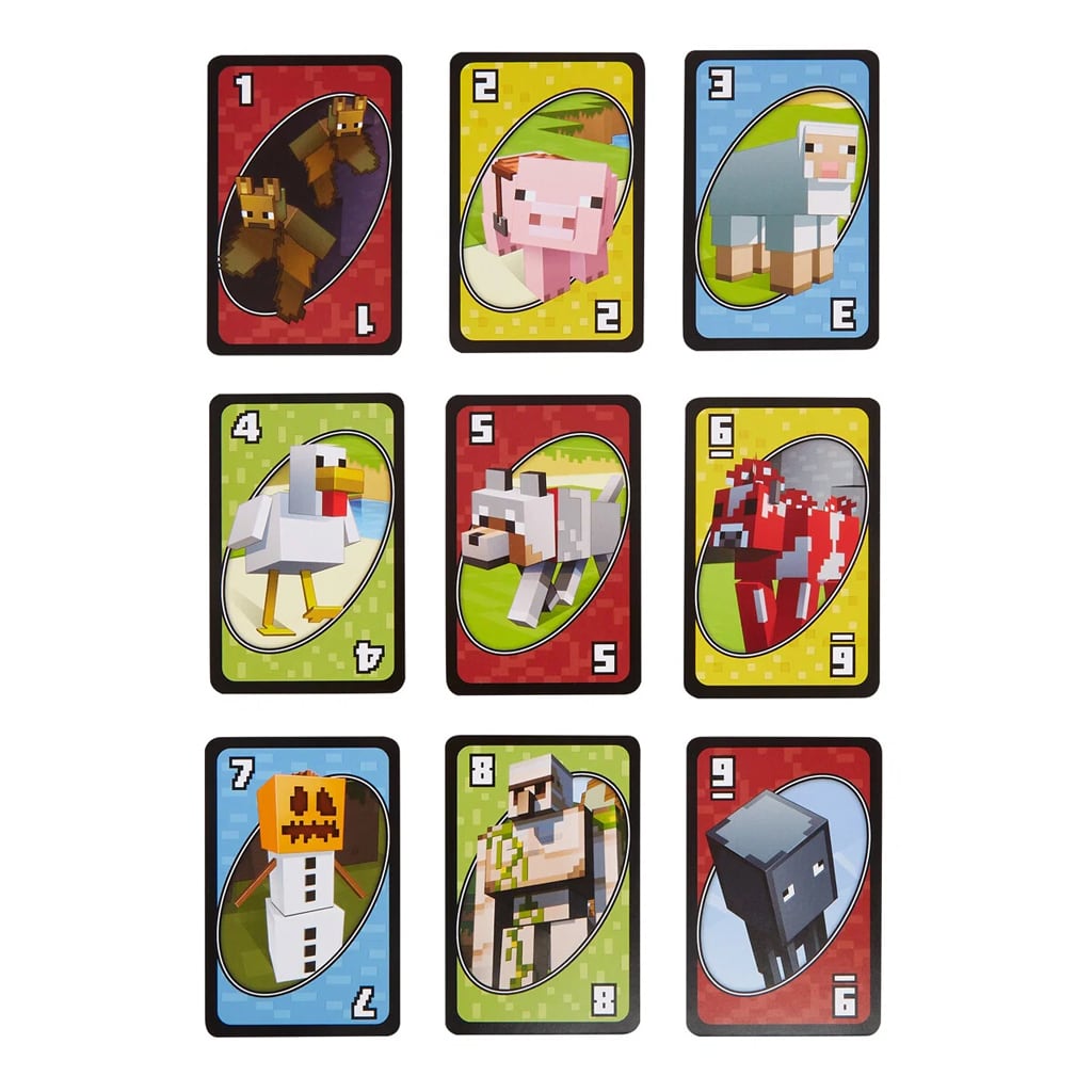 UNO Minecraft fra Mattel Games