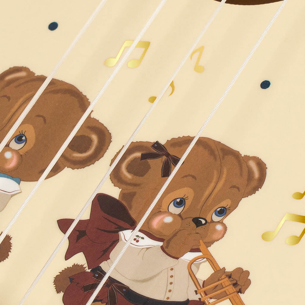 Ukulele Glossy med Teddy Bear