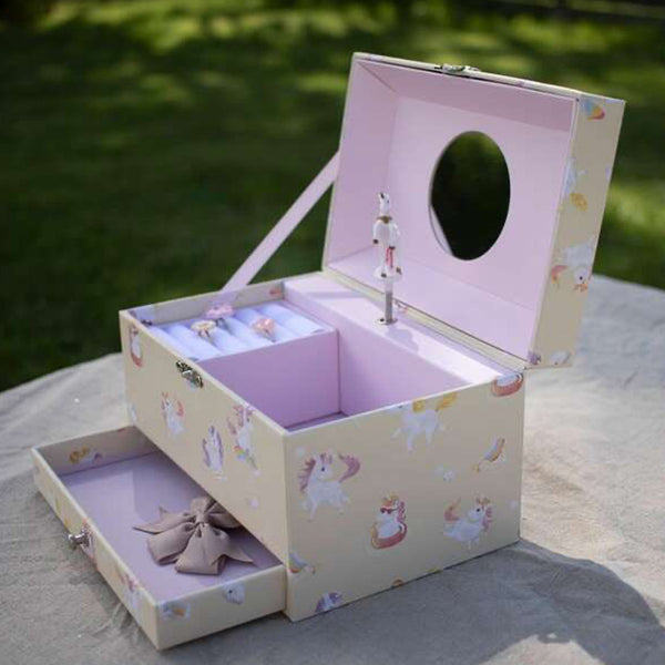 Unicorn Smykkeskrin Med Musik