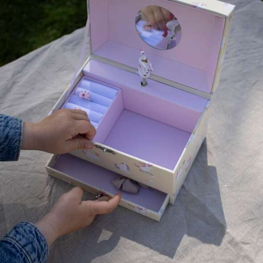 Unicorn Smykkeskrin Med Musik