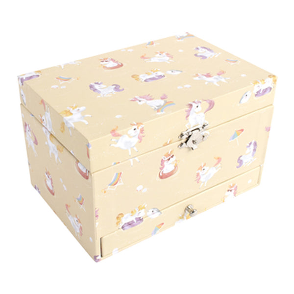 Unicorn Smykkeskrin Med Musik