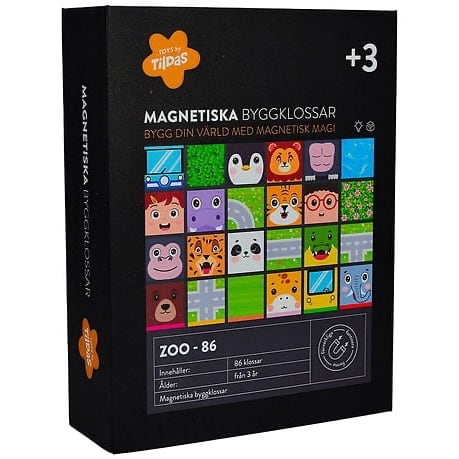 Magnetiske Byggeklodser Zoo fra Toys by Tildas