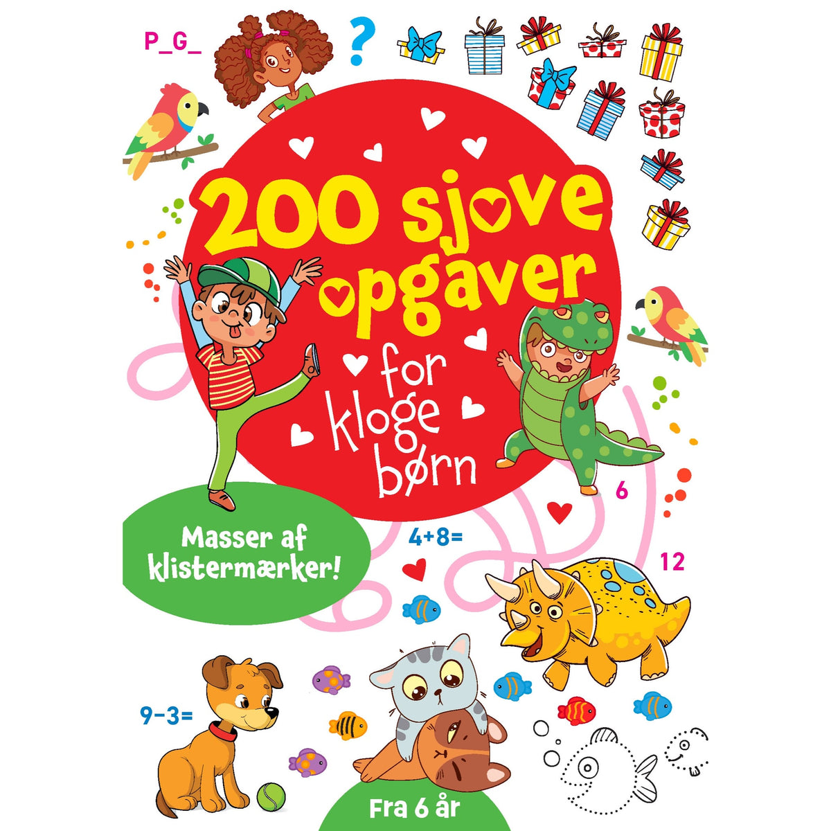 200 Sjove Opgaver For Kloge Børn fra Forlaget Tukan