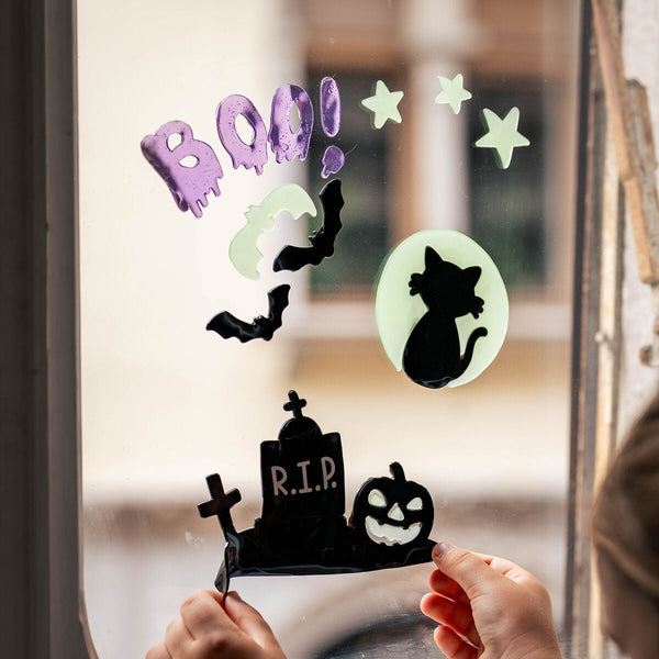 Selvlysende Halloween Gel Stickers