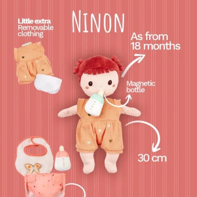 Dukke Baby Ninon (Str. 30cm) fra Lilliputiens
